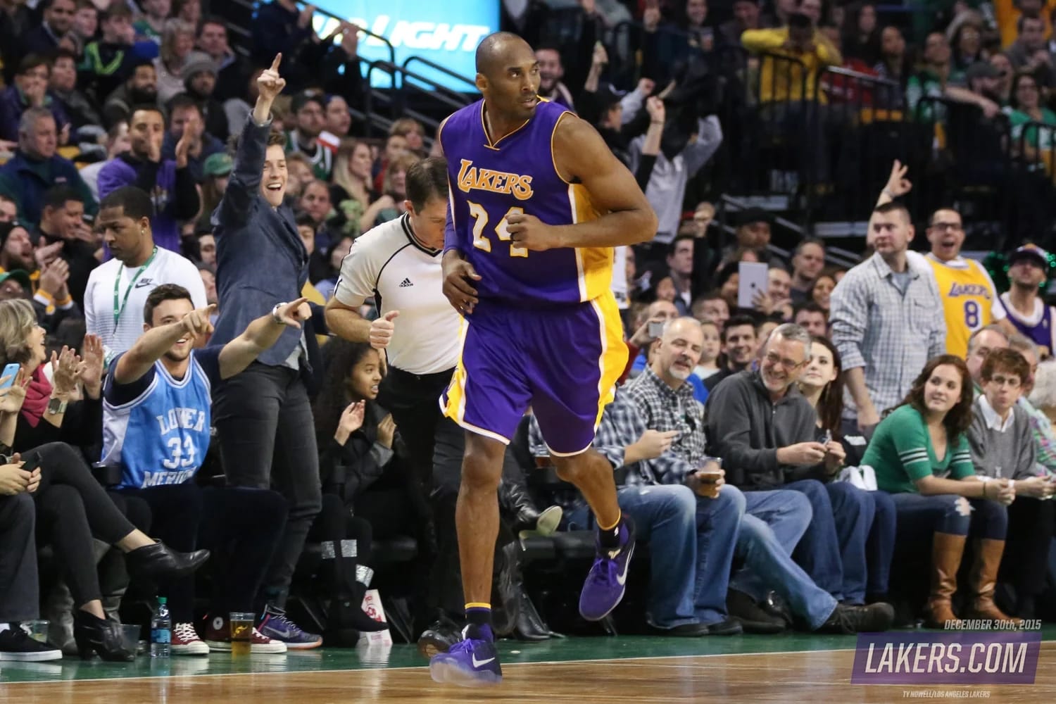 History Day in Photos Kobe Final Game Boston