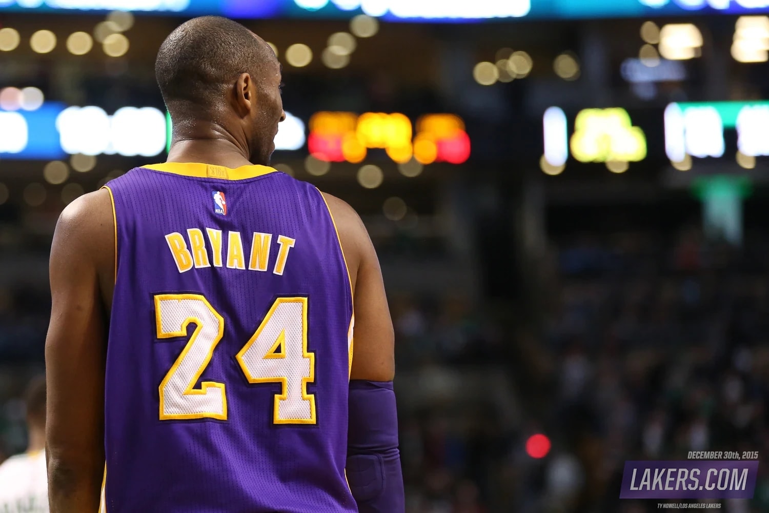 History Day in Photos Kobe Final Game Boston