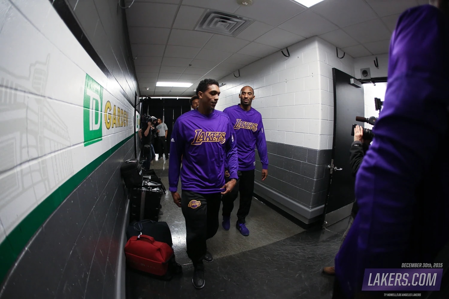 History Day in Photos Kobe Final Game Boston