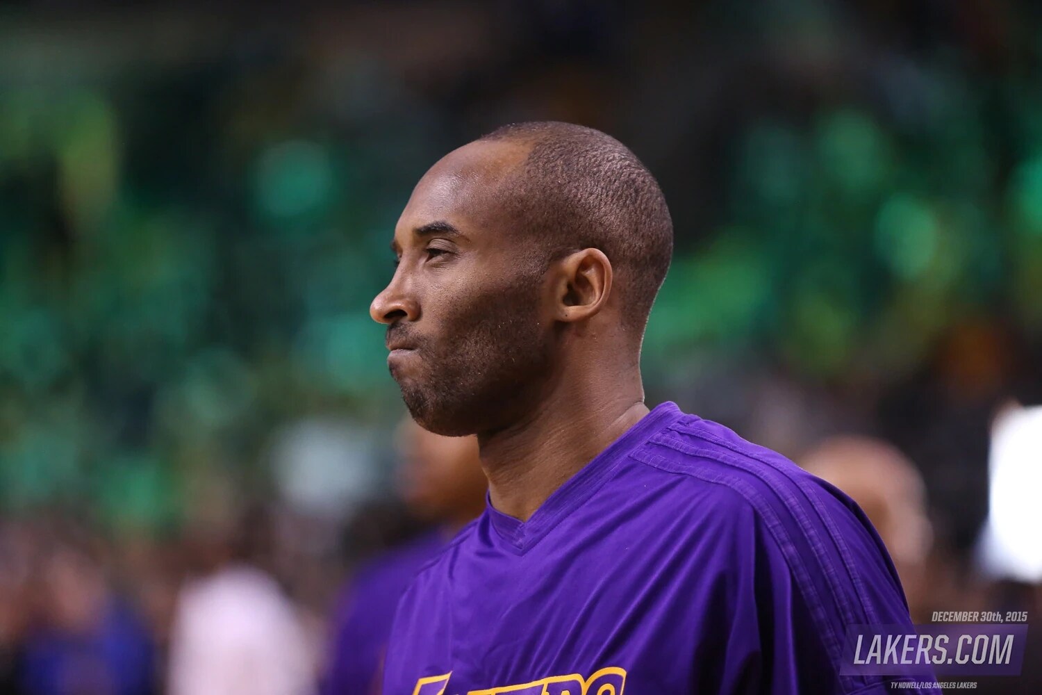 History Day in Photos Kobe Final Game Boston