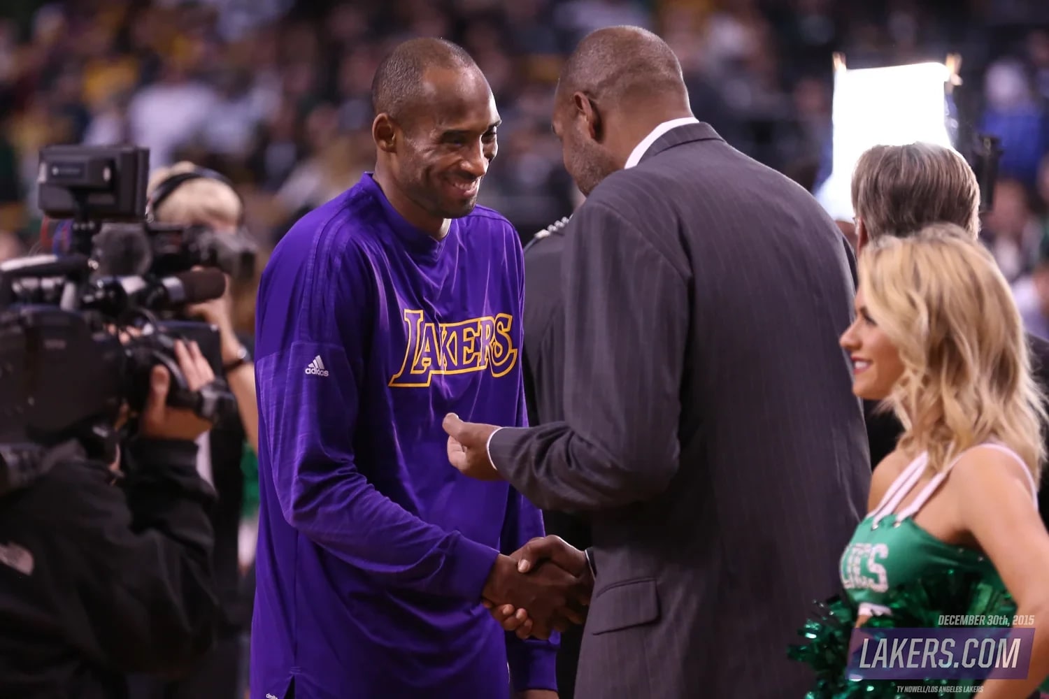 History Day in Photos Kobe Final Game Boston