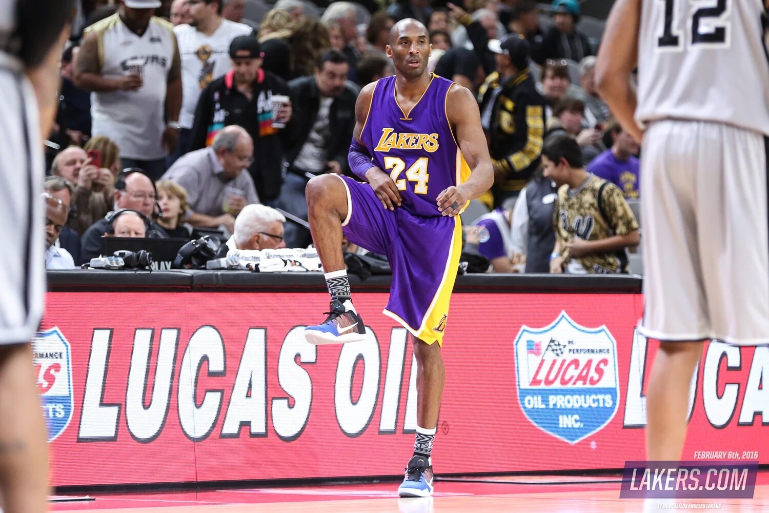 History Day in Photos Kobe Final Game San Antonio