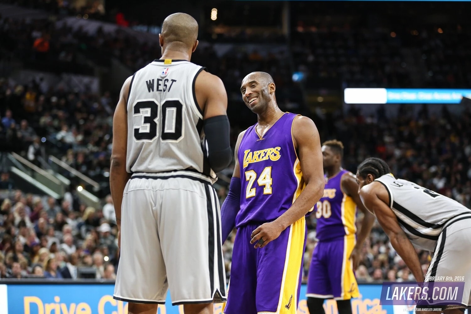 History Day in Photos Kobe Final Game San Antonio