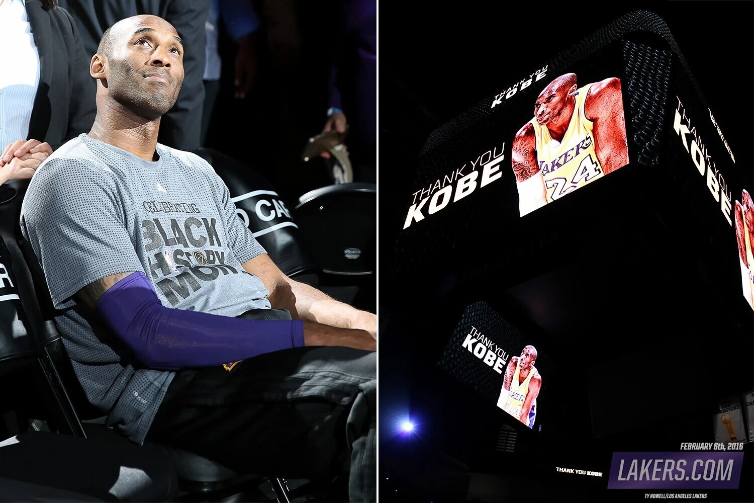 History Day in Photos Kobe Final Game San Antonio