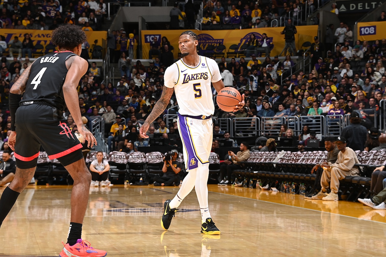 Gorgeous Lakers 124-116 Rockets (19 Mar, 2026) Game Recap Background Digital Art