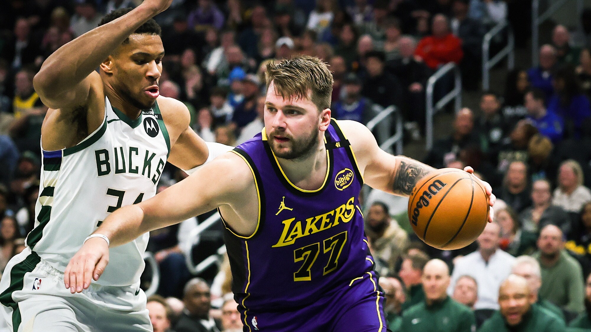 Luka Don i Forward Guard Los Angeles Lakers NBA