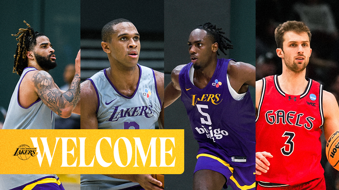 Los Angeles Lakers Sign RJ Davis, Eric Dixon, Arthur Kaluma and Augustas Marčiulionis | Los Angeles Lakers