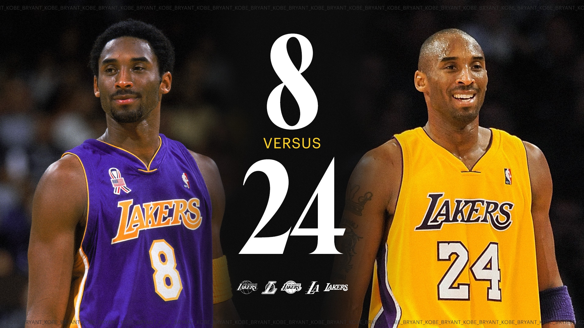 KOBE コービー Lakers 8番 24番 Kobe 8 vs Kobe 24 | Los Angeles Lakers
