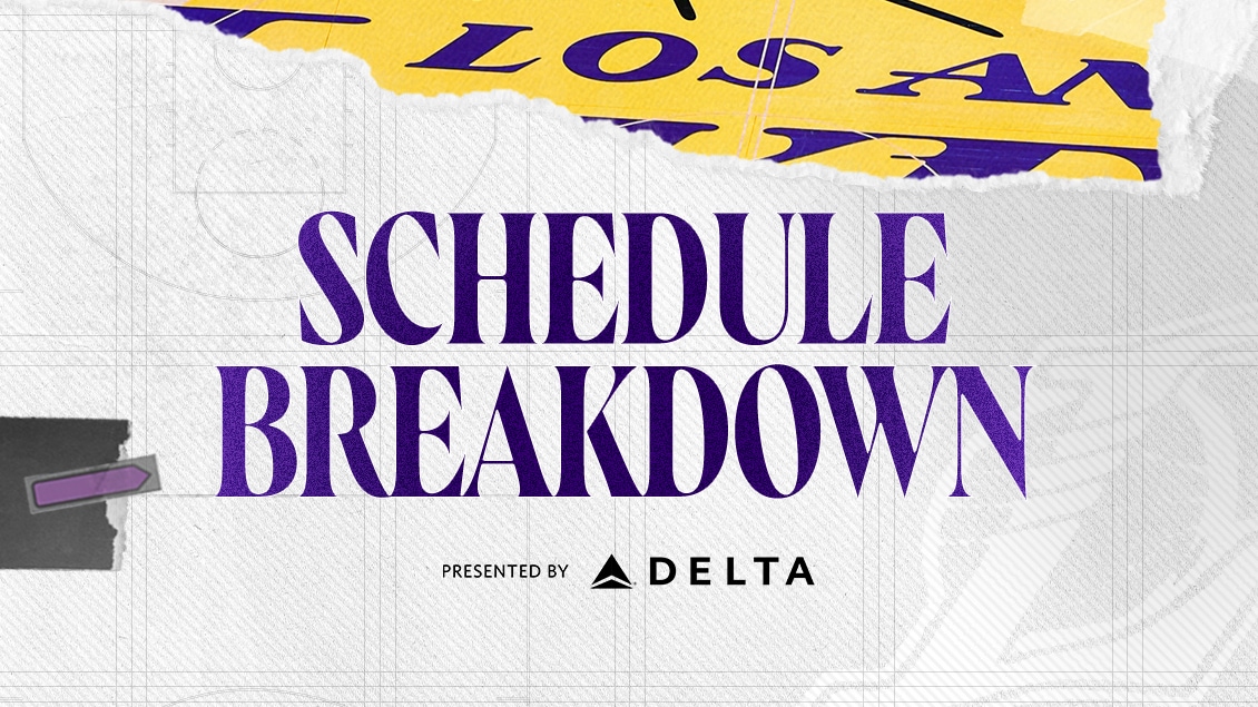 Lakers 2025-26 Schedule Breakdown | Los Angeles Lakers