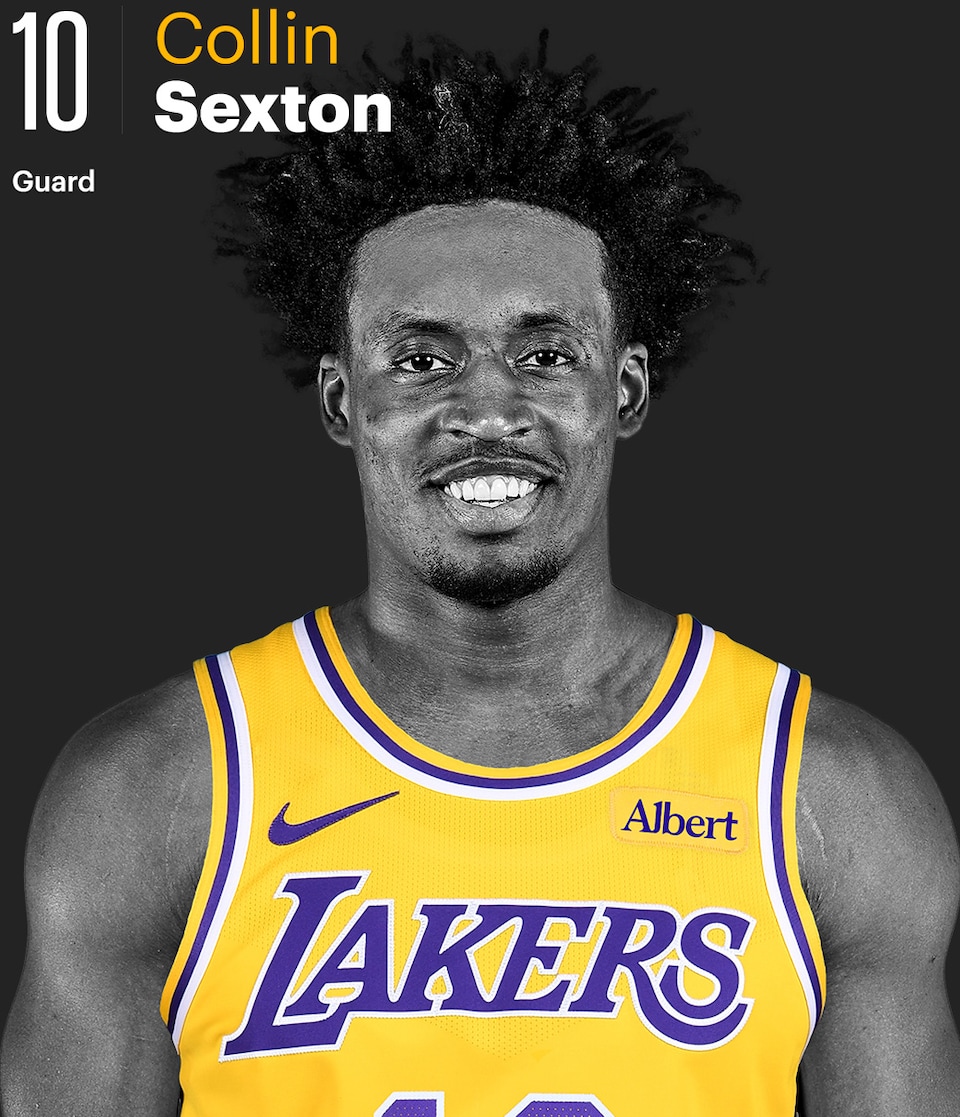Collin Sexton in a Los Angeles Lakers uniform in 2026