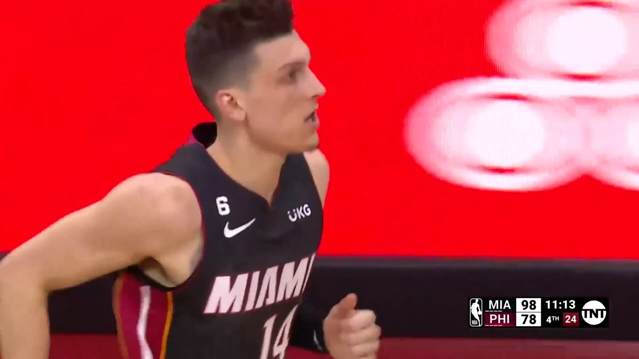 Herro knocks down 5 threes - finishes with 24 points, 5 assists and 4 ...