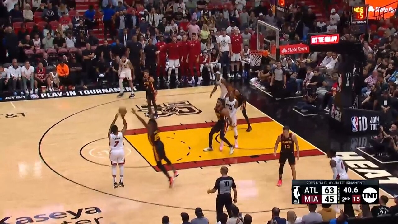 Adebayo's block leads to Lowry step back 3-pointer | Miami Heat
