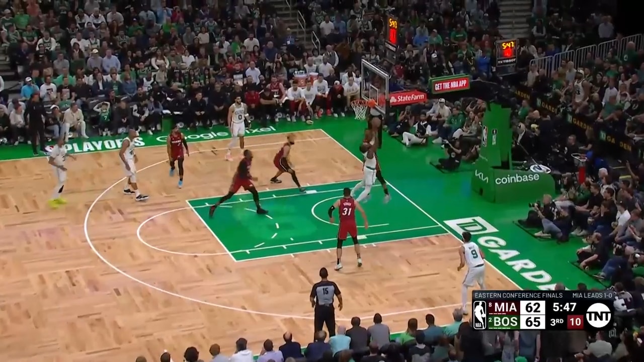 Butler blocks Brown at the rim | Miami Heat