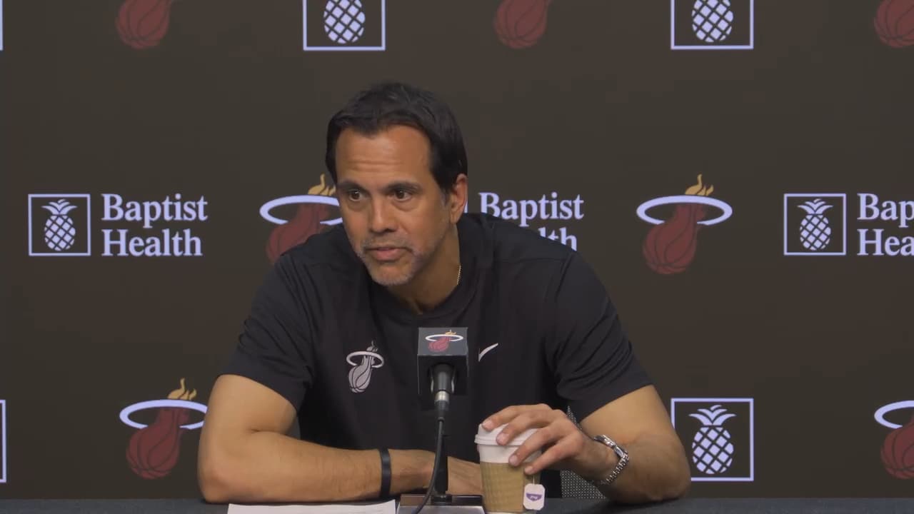 Spo on Bam anchoring the defense and Herro finding his rhythm | Miami Heat