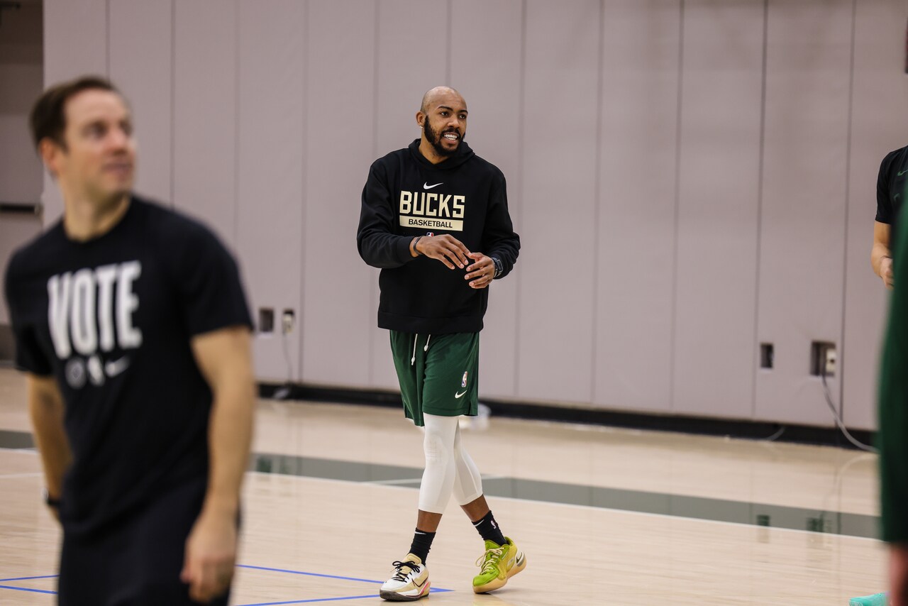 In Photos: Bucks Shootaround Ahead of Matchup Against the Warriors ...