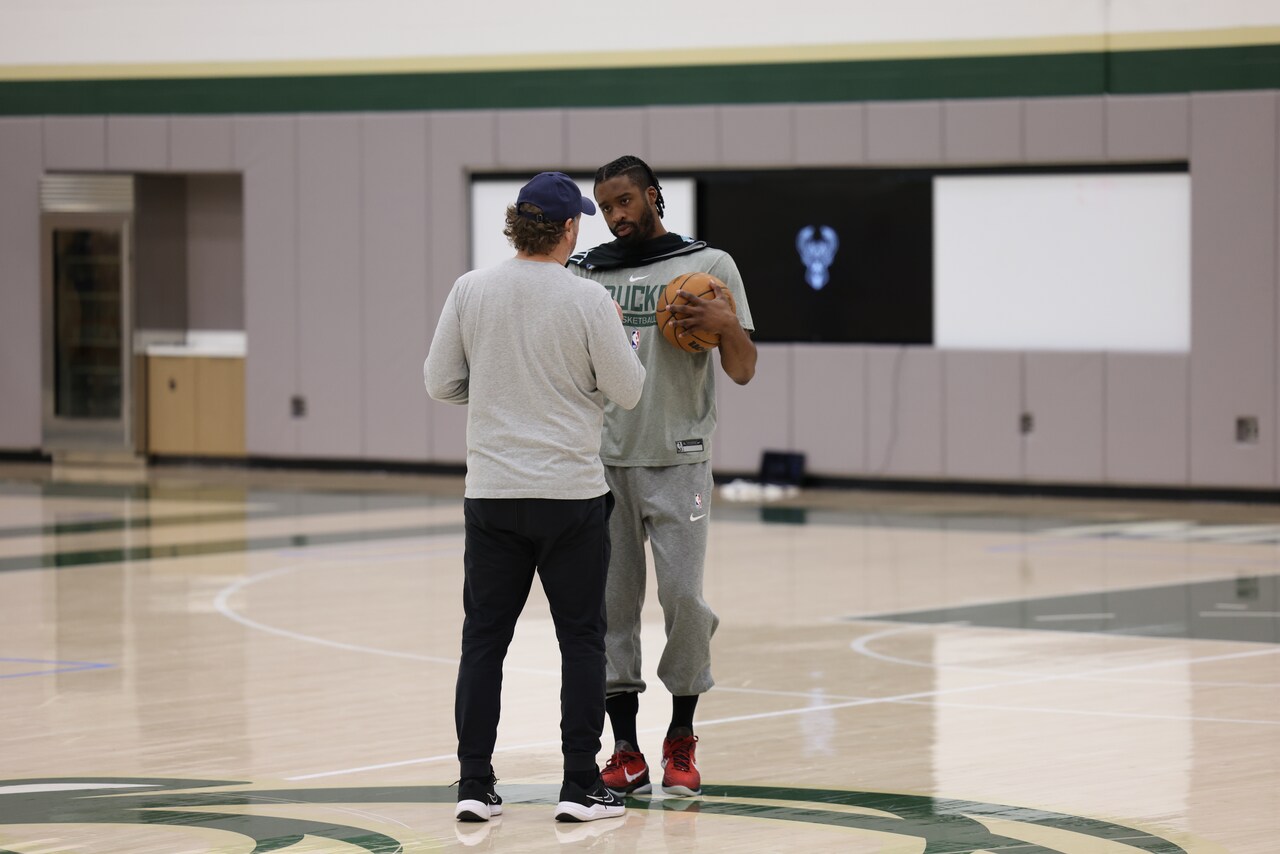 In Photos: Bucks Shootaround Ahead Of Nuggets Game | Milwaukee Bucks