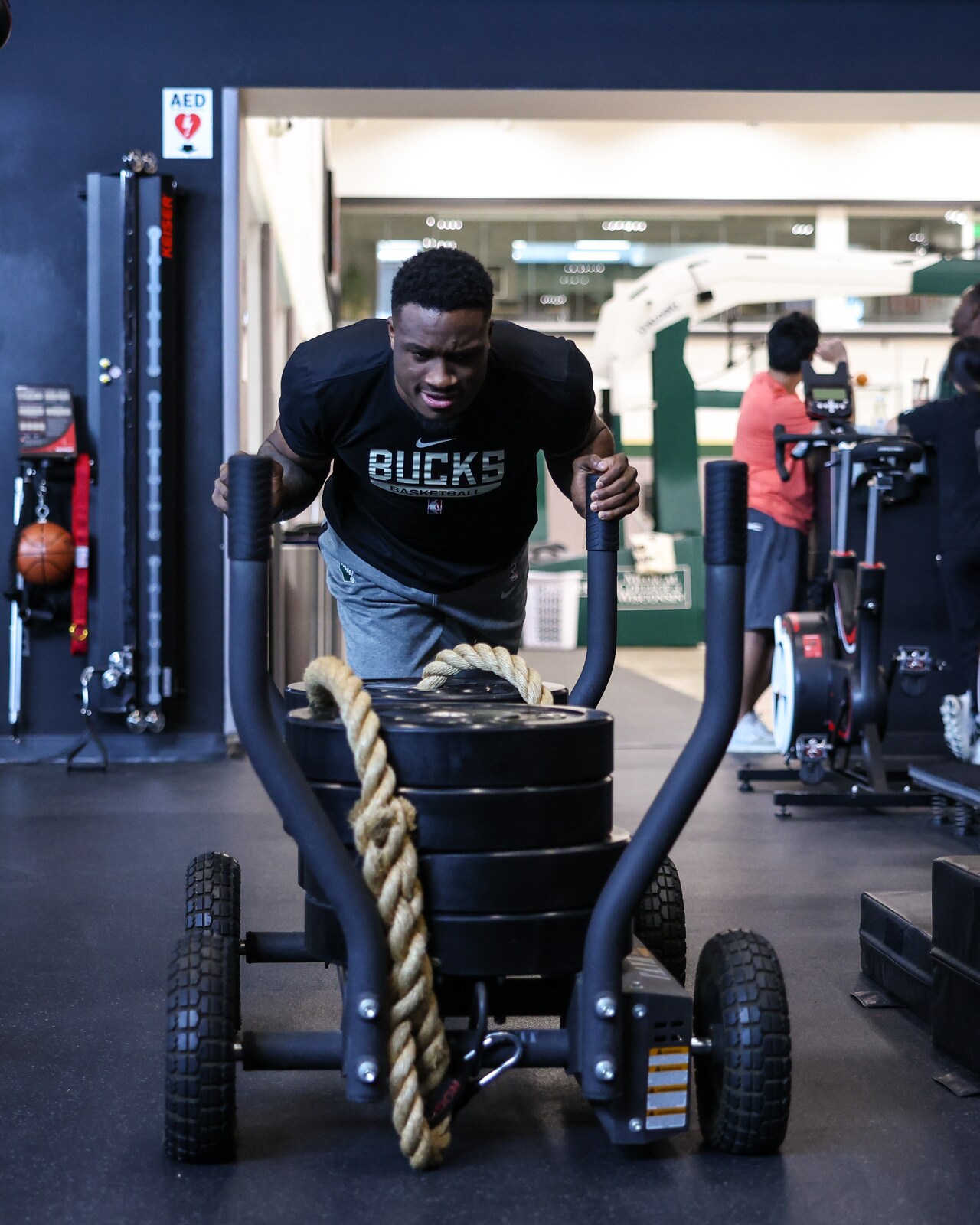 In Photos: Bucks Practice Ahead Of First Playoff Game Against Miami ...