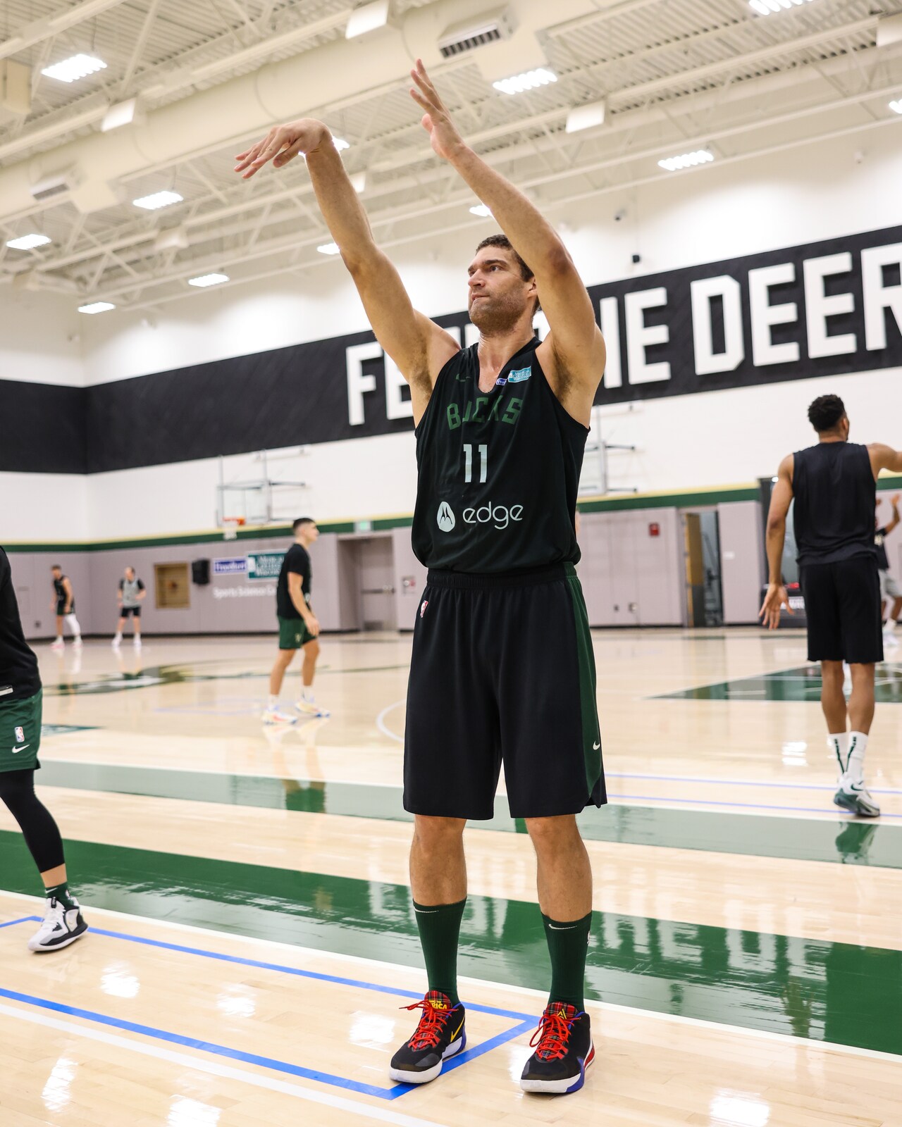 In Photos: Bucks Practice Ahead Of First Playoff Game Against Miami ...