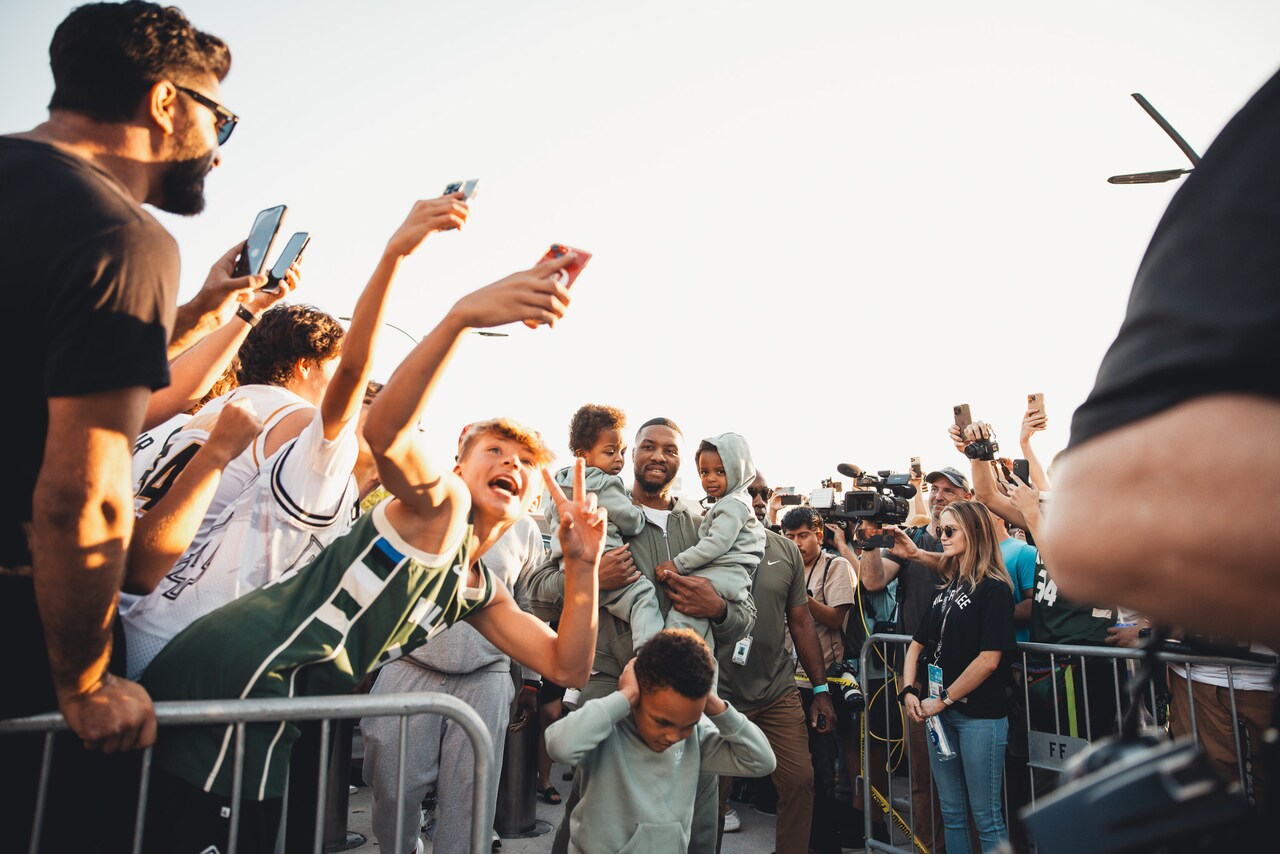 In Photos: Damian Lillard Welcome Rally | Milwaukee Bucks