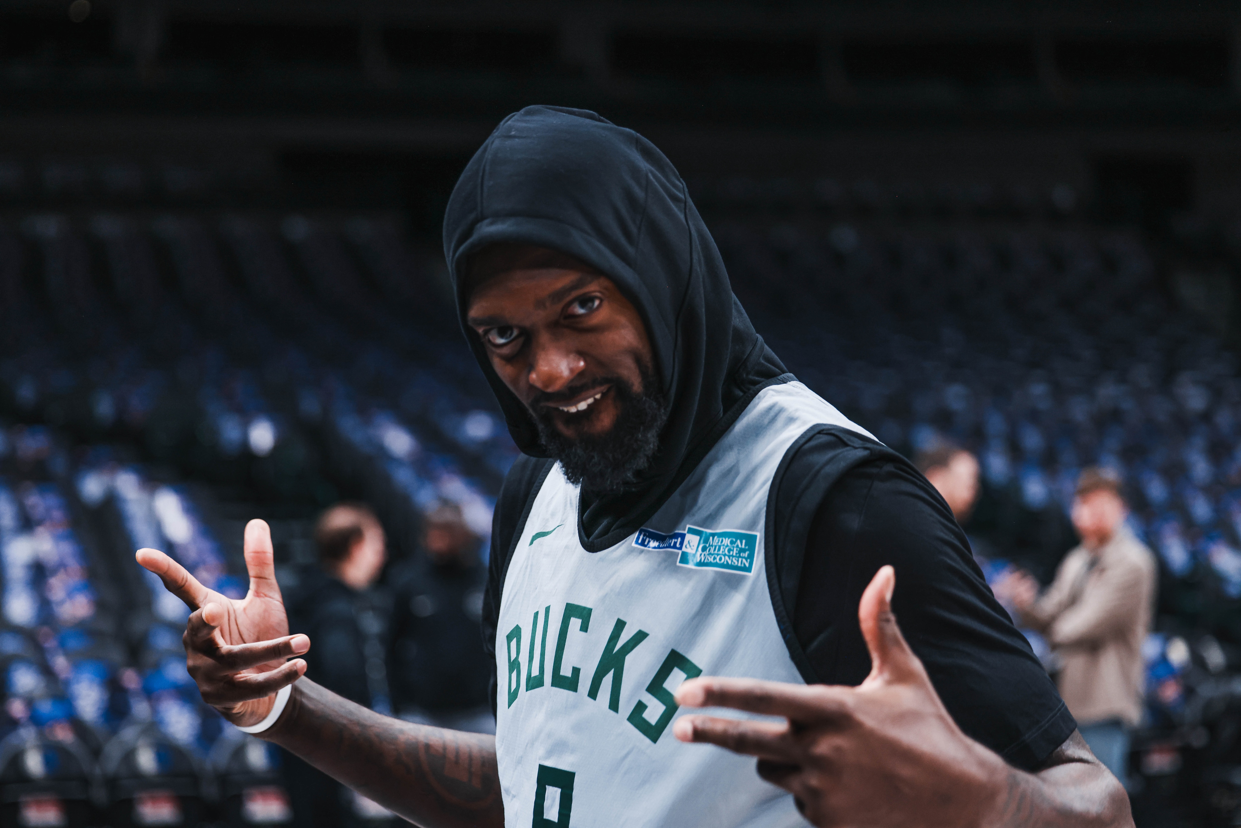 In Photos Bucks shootaround in Dallas 2.3.24 Photo Gallery