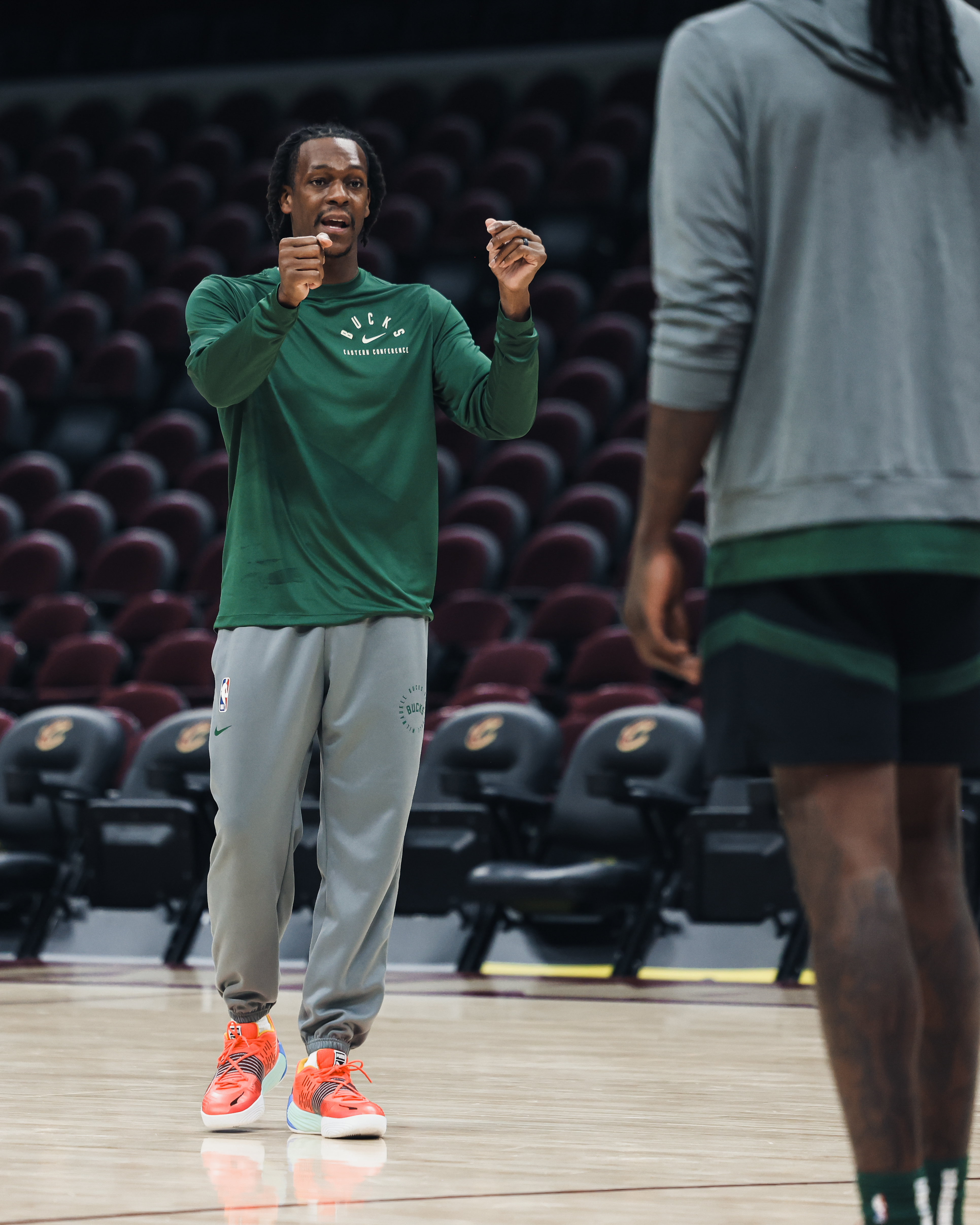 Bucks Ccc Rory Butler In Photos: Bucks shootaround in Cleveland | 11.4.24 | Milwaukee Bucks