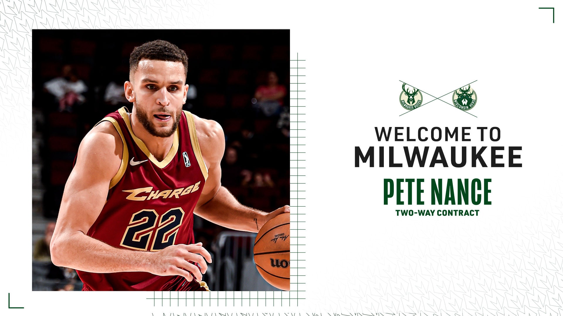 Pete Nance Signs Two-Way Contract With Milwaukee Bucks