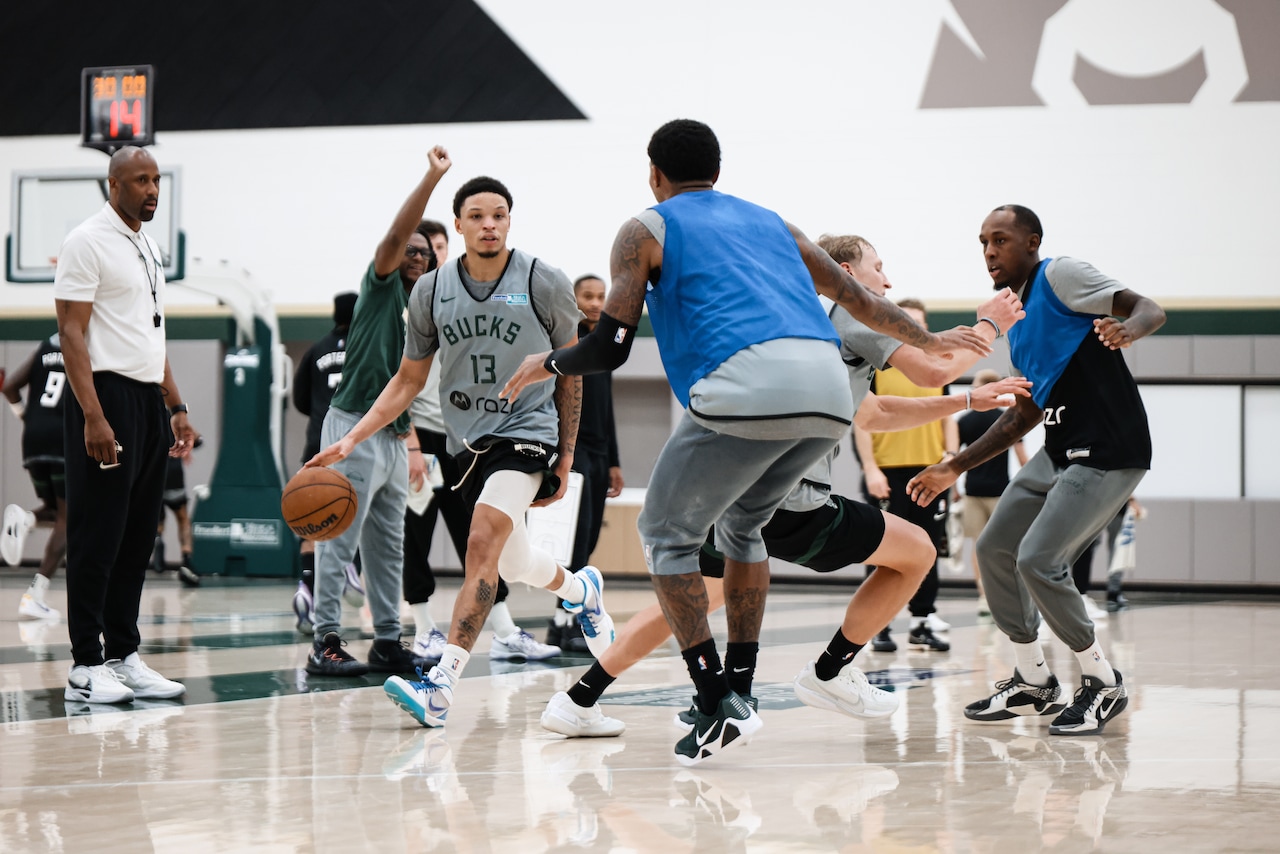 In Photos: Bucks training camp practice in Milwaukee | 10.1.25 | Milwaukee Bucks