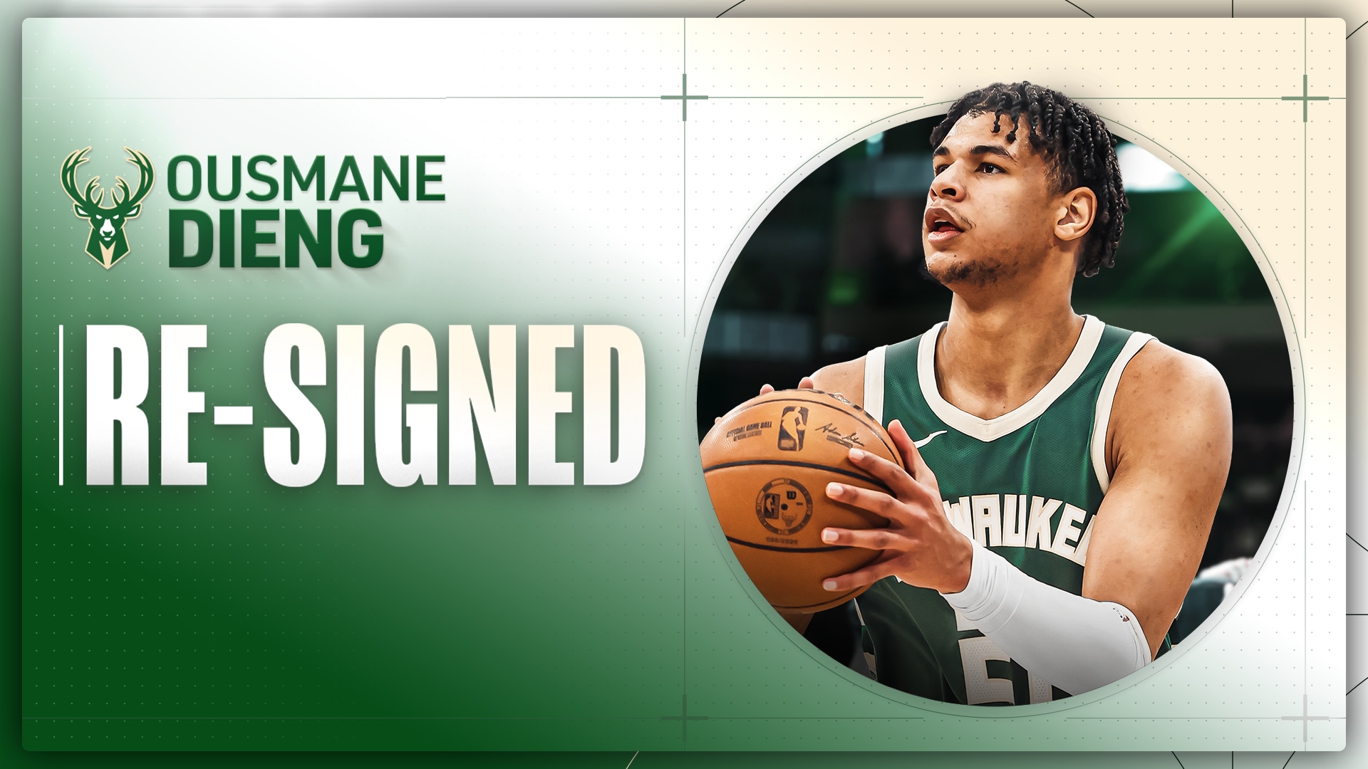 Bucks Re-Sign 2023 First-Round Pick Ousmane Dieng