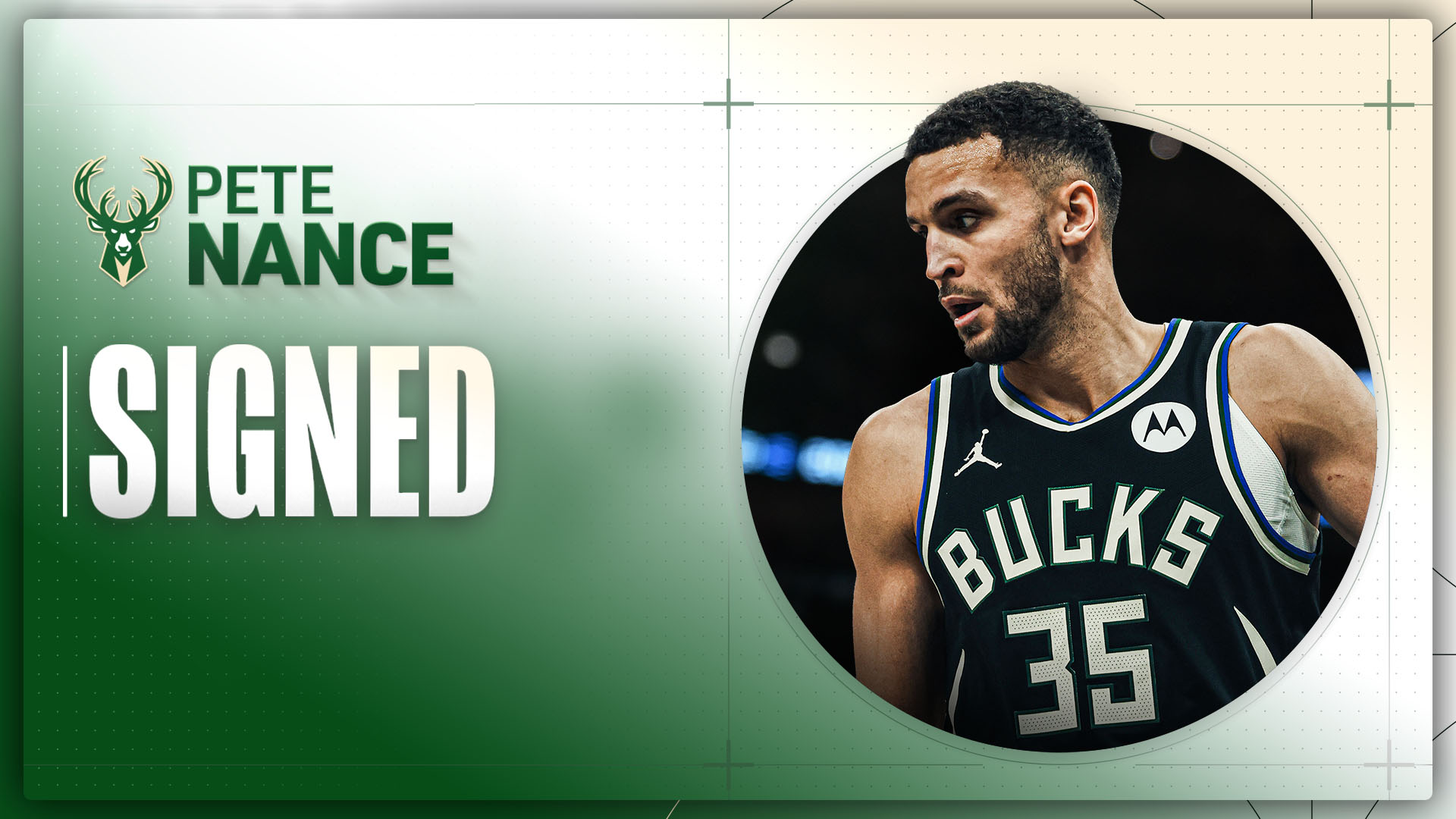 Bucks Add Forward Pete Nance to Roster