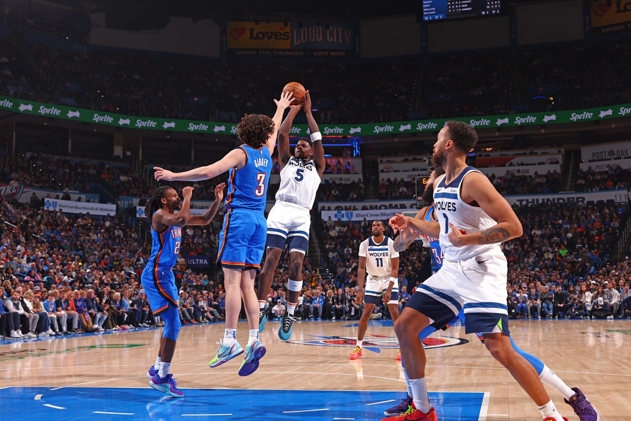Wolves Pics: Wolves Fall To Thunder | 12.26.23 Photo Gallery | NBA.com