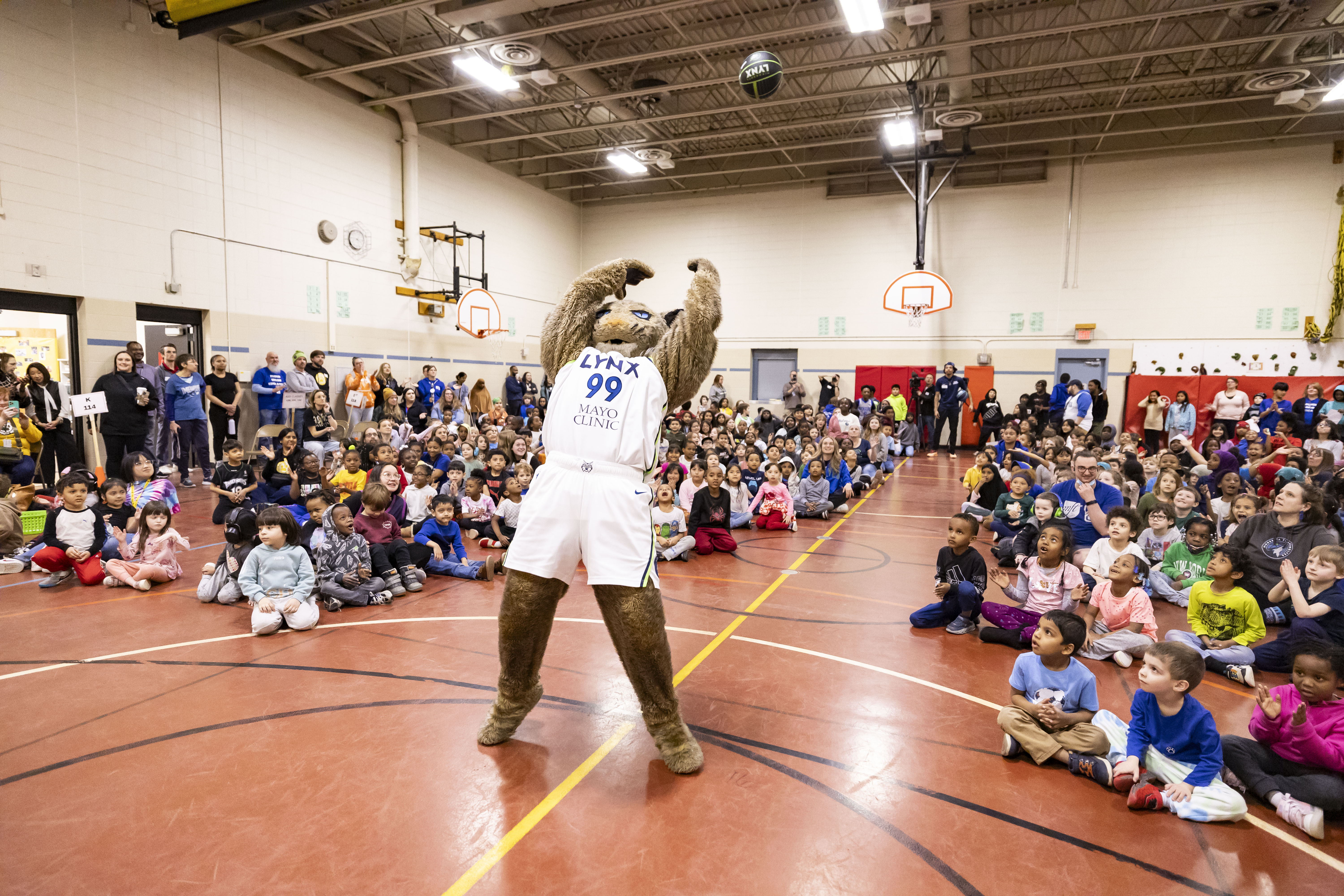 KarlAnthony Towns, Rudy Gobert and Diamond Miller Visit Pillsbury