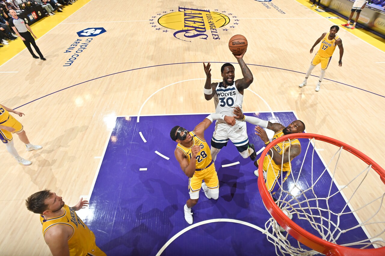 Wolves Pics: Wolves Lose To Lakers In Game 2, 94-85 | 04.22.25 ...