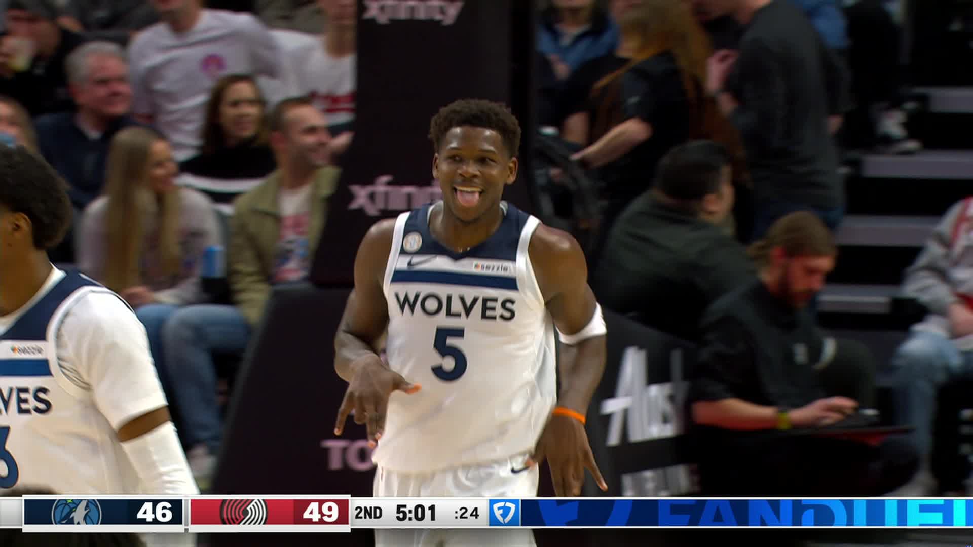 Ant Toimerwolves Ant's Tough Trey | Minnesota Timberwolves
