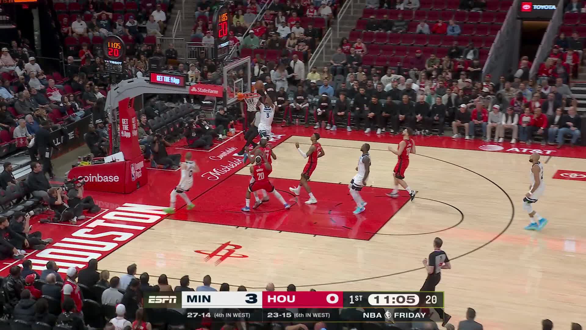 Minnesota Vs Houston Rockets Jan 16 2026 Game Summary 