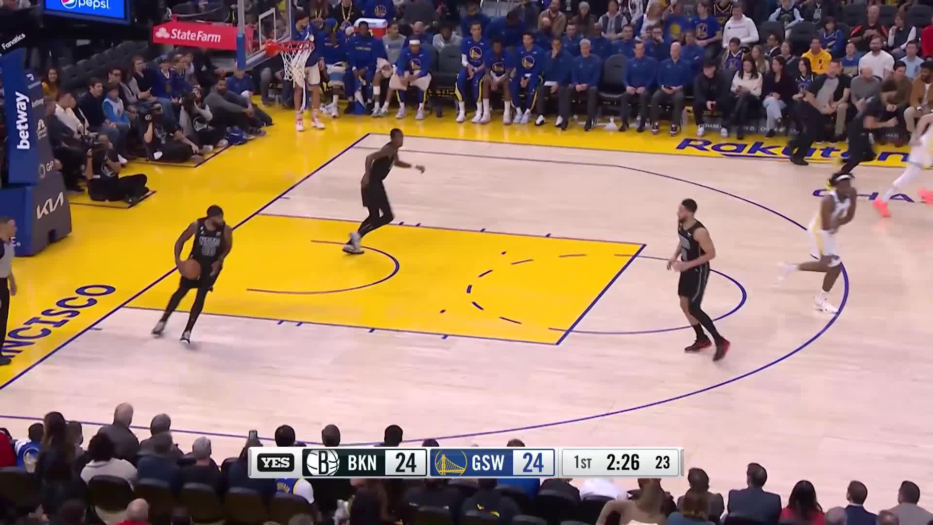 Yuta Reverse Layup | Brooklyn Nets