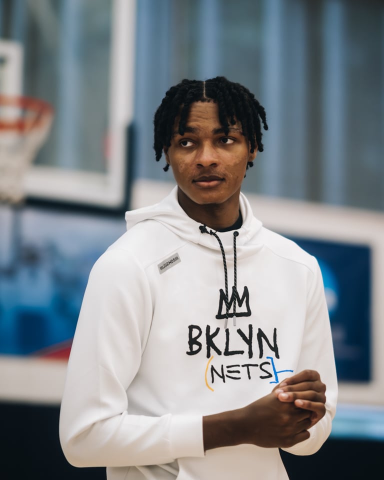 Gallery Noah Clowney at Brooklyn Nets Basketball Academy Photo Gallery