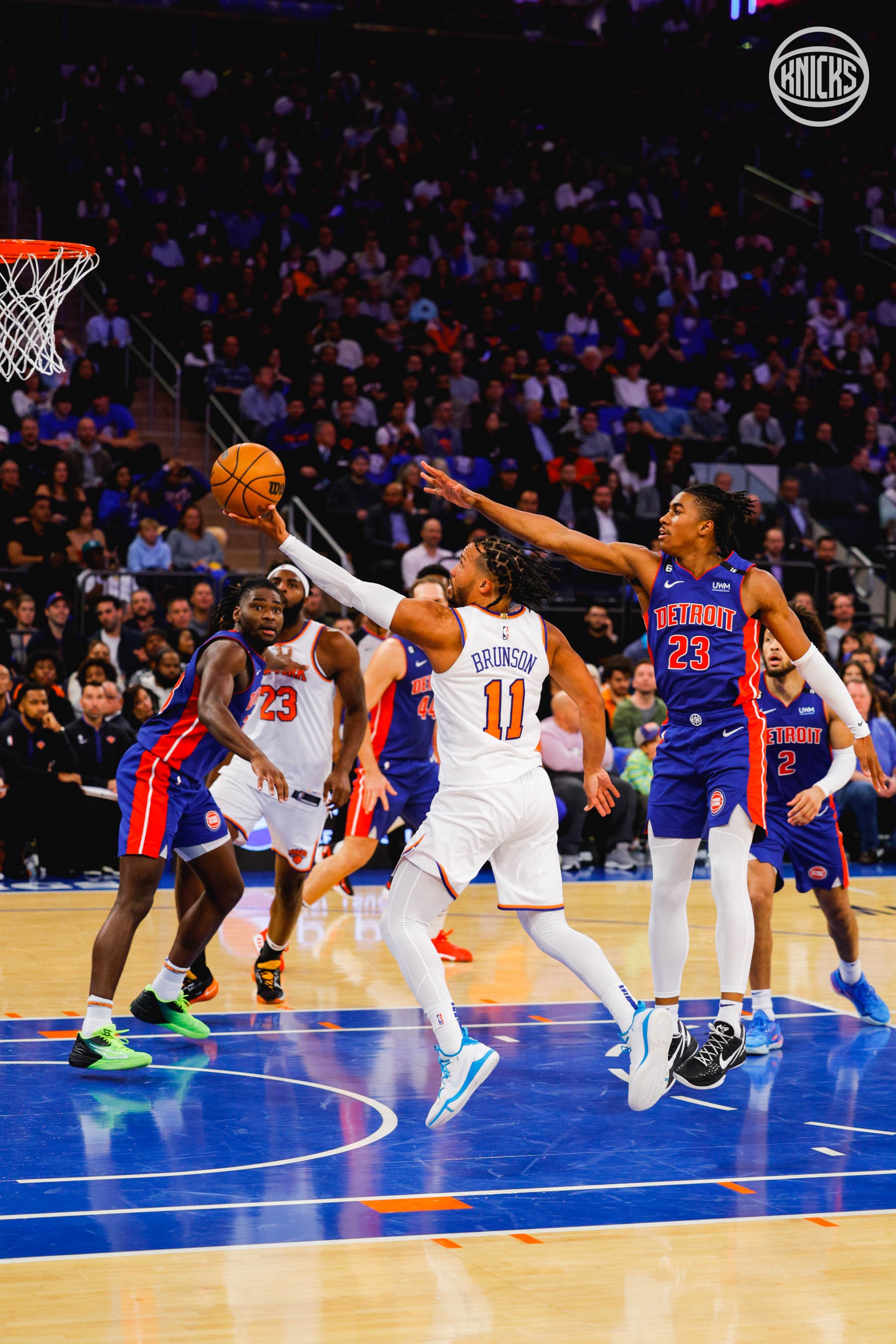 Knicks on the Court October 21 vs. Pistons Photo Gallery