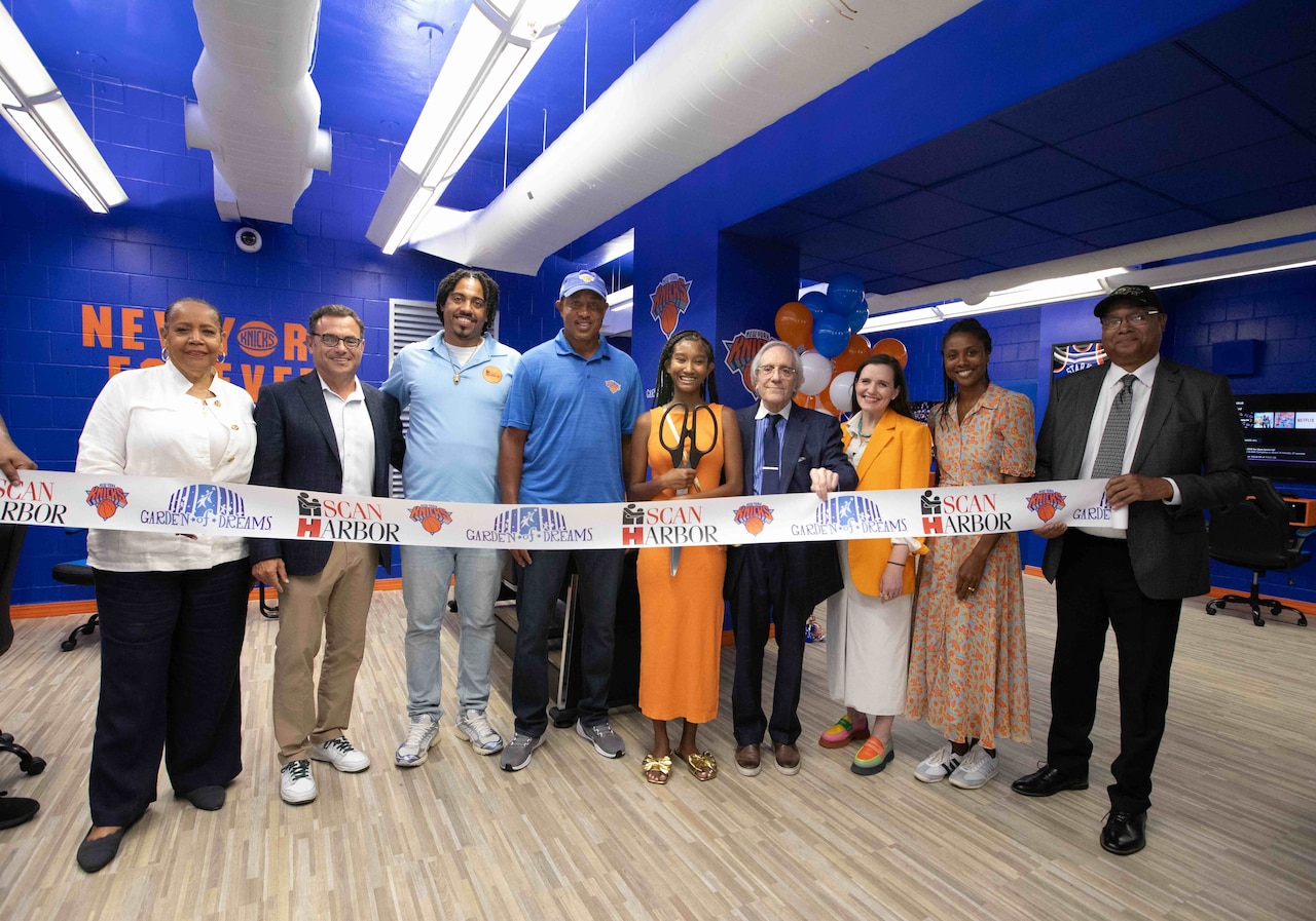 SCAN-Harbor Johnson Center Ribbon Cutting | New York Knicks