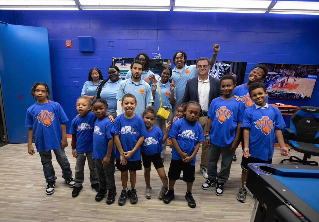 SCAN-Harbor Johnson Center Ribbon Cutting | New York Knicks