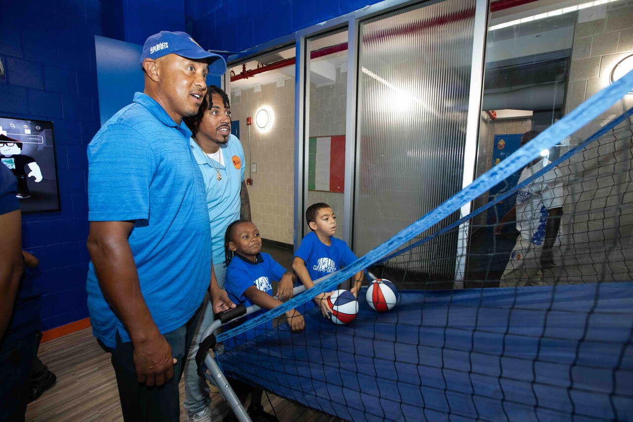 SCAN-Harbor Johnson Center Ribbon Cutting | New York Knicks