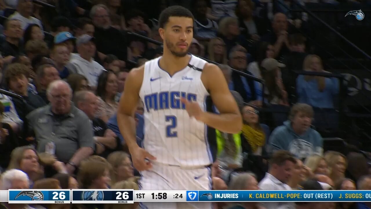 Caleb Houstan's Four First-Half 3-Pointers | Orlando Magic