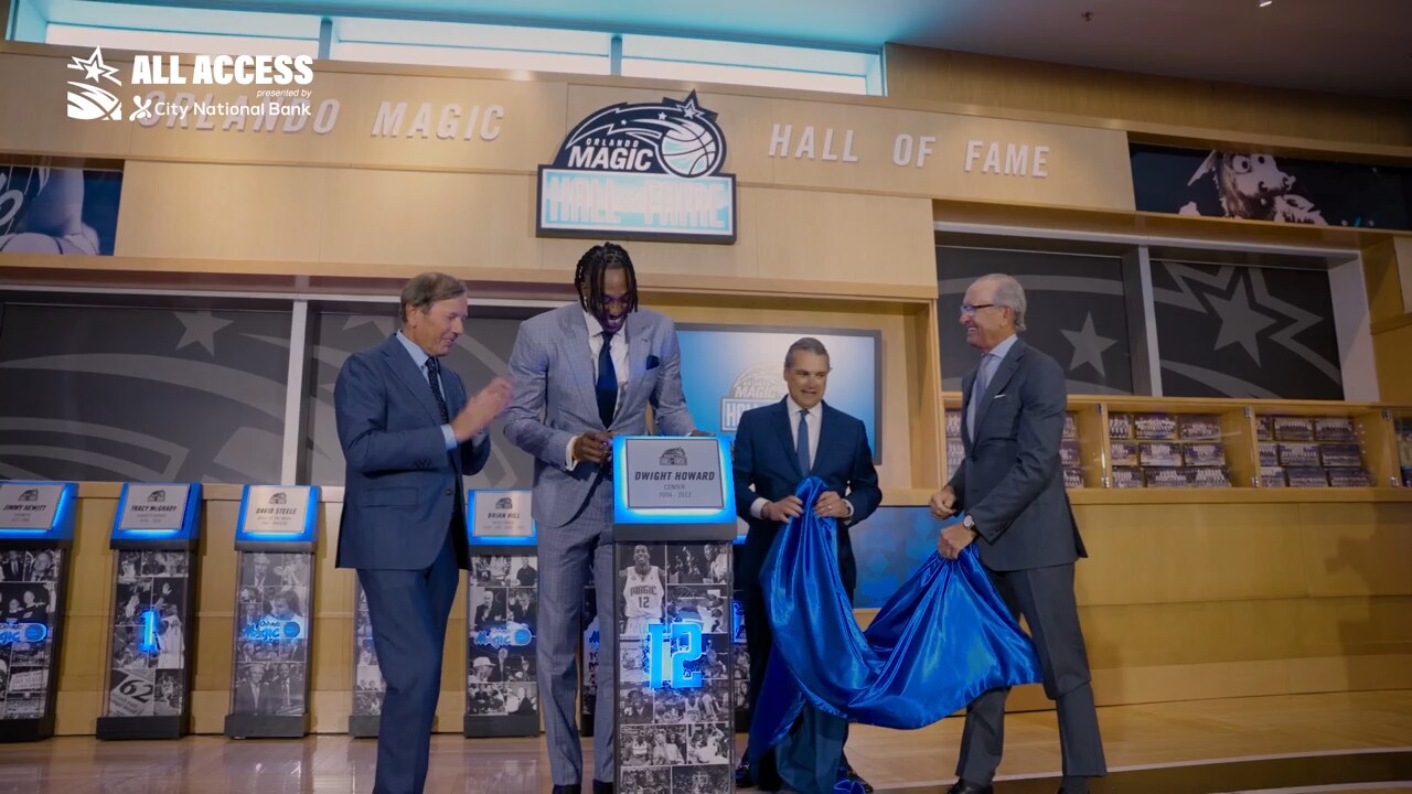 Orlando Magic All Access: Dwight Howard Inducted Into Magic Hall of ...