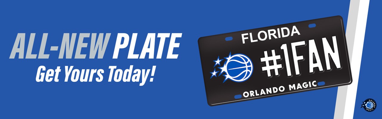 Orlando Magic Specialty License Plate | Orlando Magic