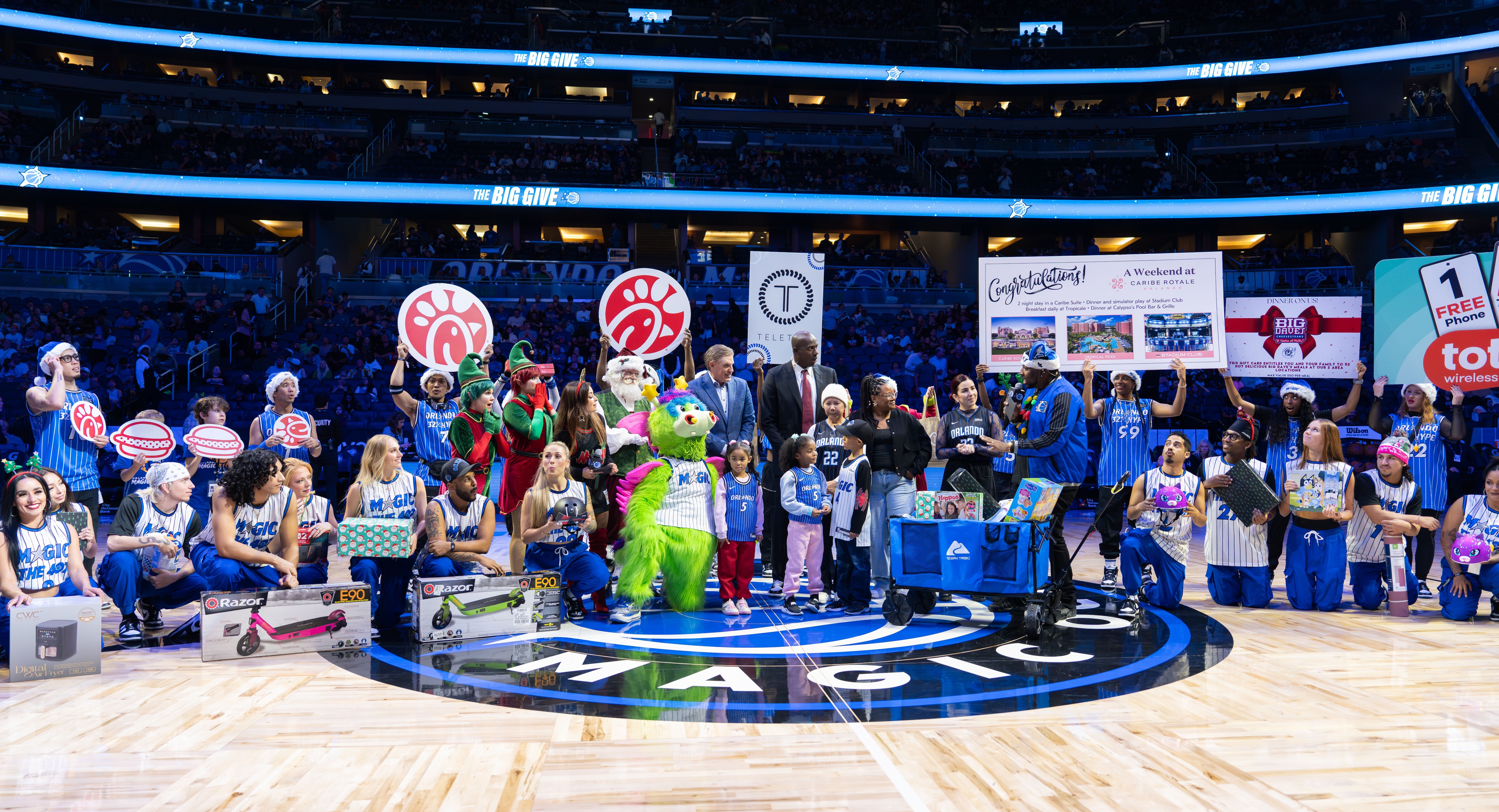 Orlando Magic Pay it Forward for the Holiday Providing a BIG