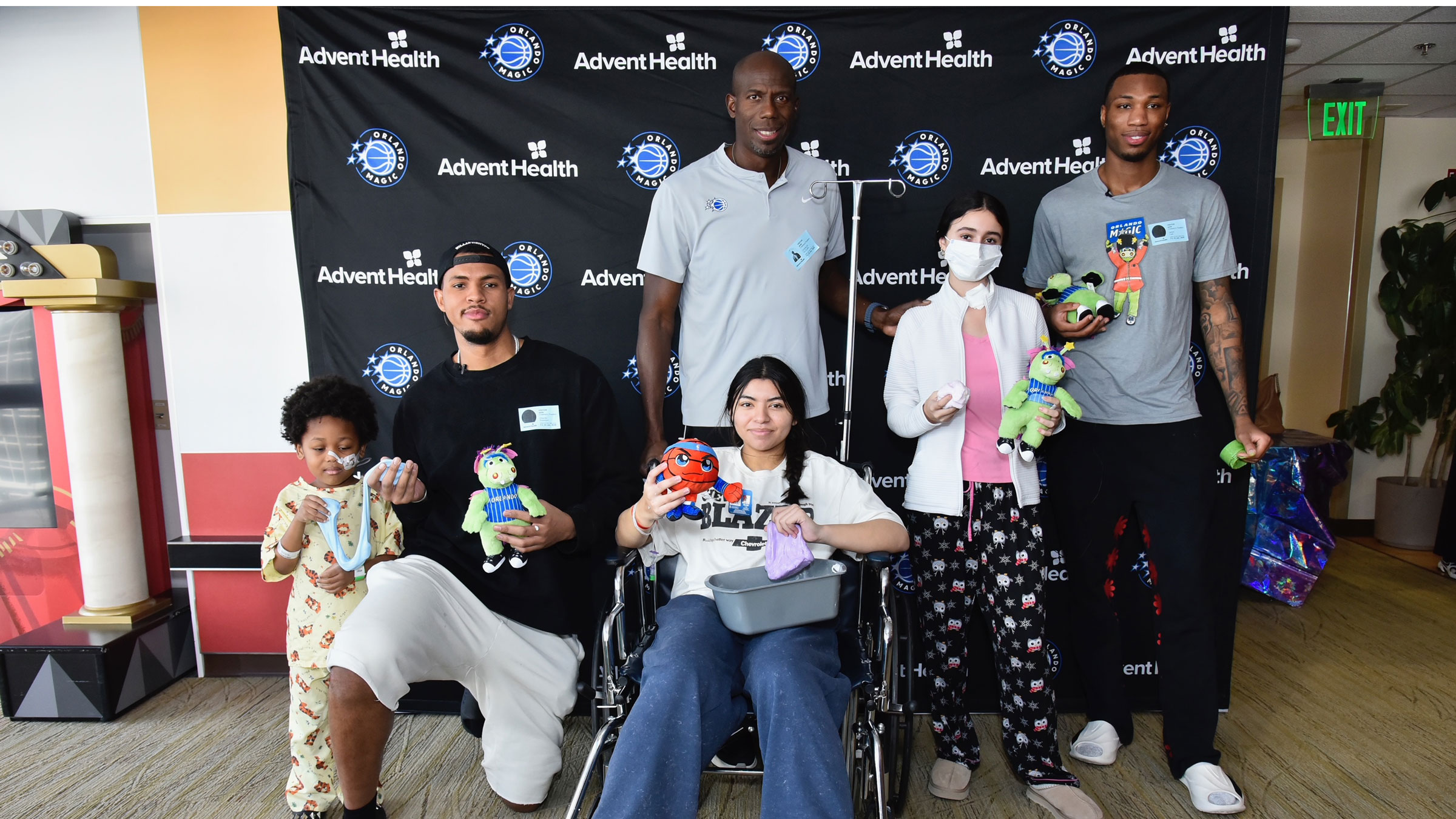 Orlando Magic Two-Way Players Orlando Robinson and Jamal Cain Visit ...