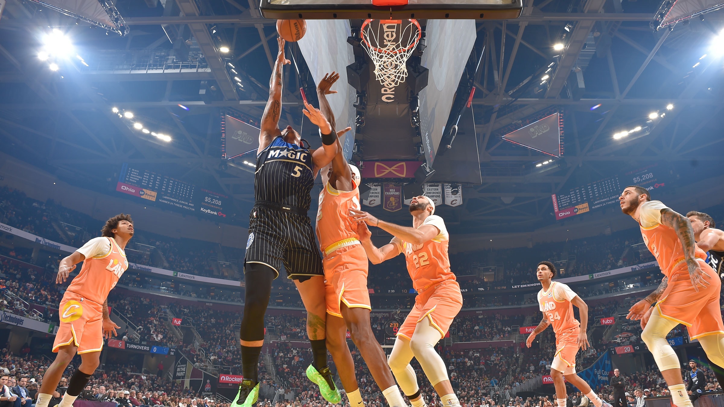Orlando Magic Stay Cold From 3-Point Range in Loss in Cleveland 