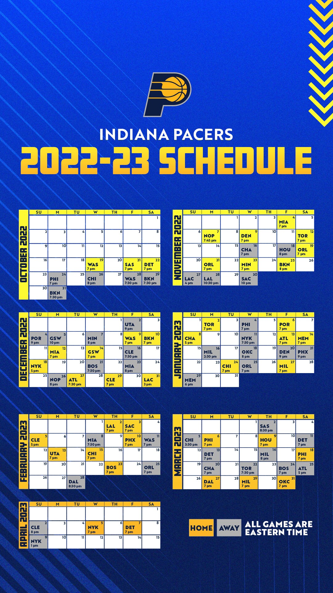 Indiana Pacers Announce 2022 23 Regular Season Schedule NBA