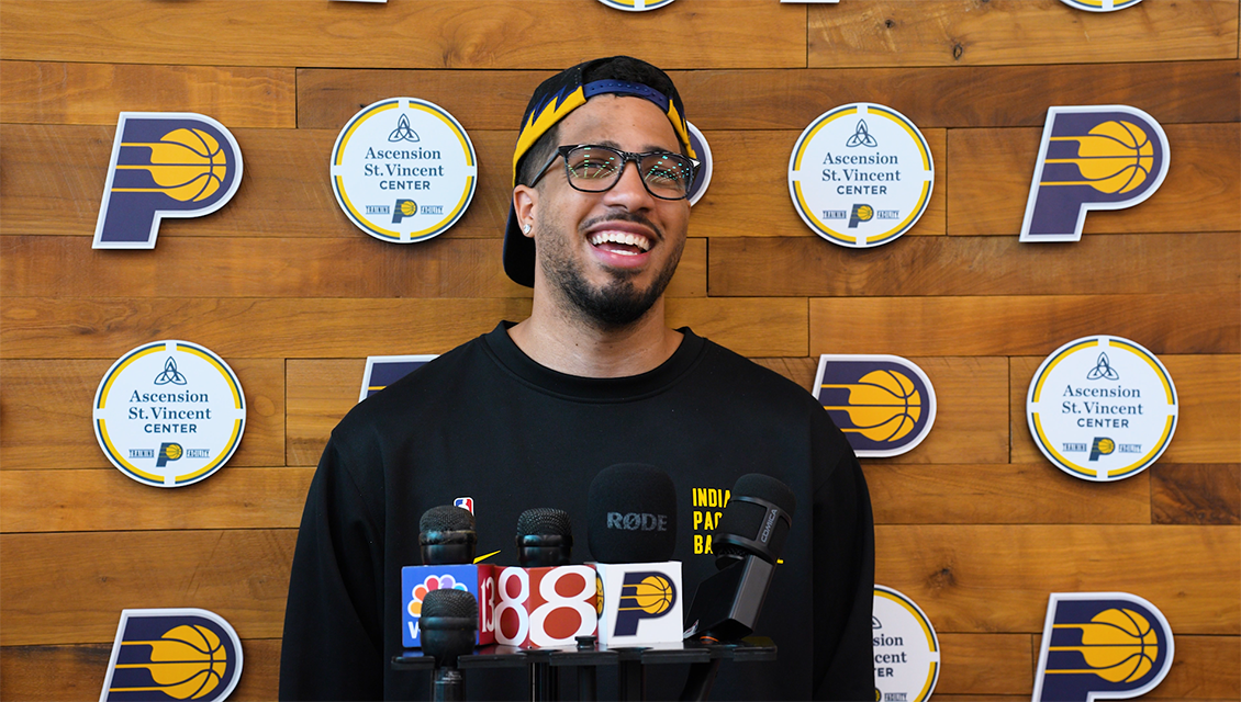 Haliburton Excited, Thankful to be Back on the Court