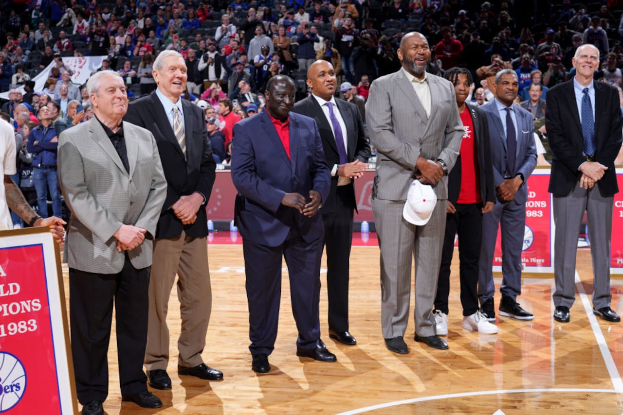 PHOTOS: 76ers 1982-83 Championship Team Celebration - 03/20/2023