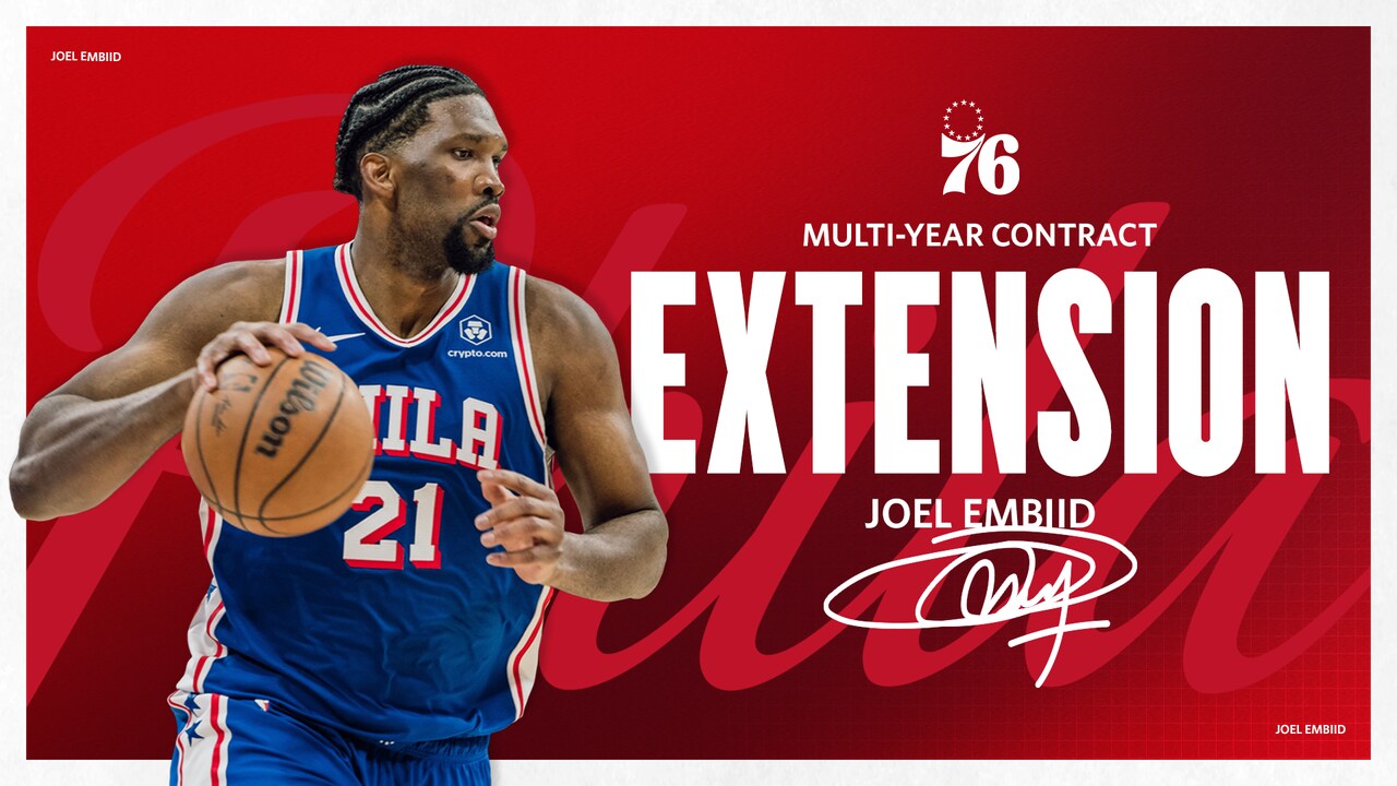 76ers Teammates Reflect as Embiid Signs Contract Extension